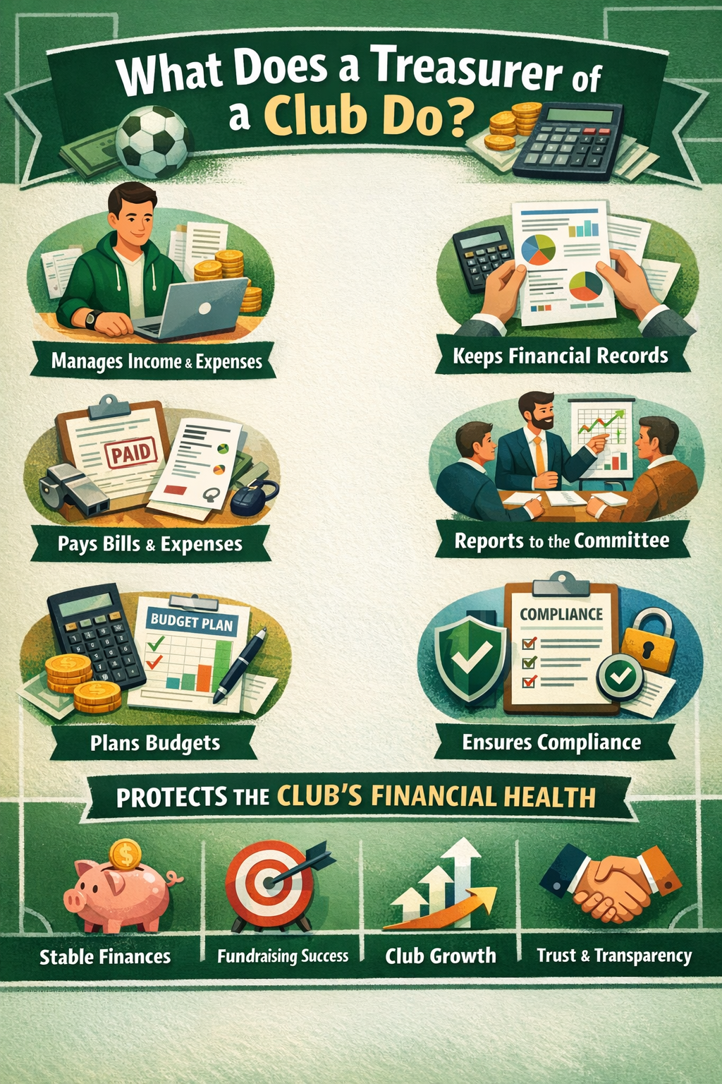 What Does a Treasurer of a Club Do?