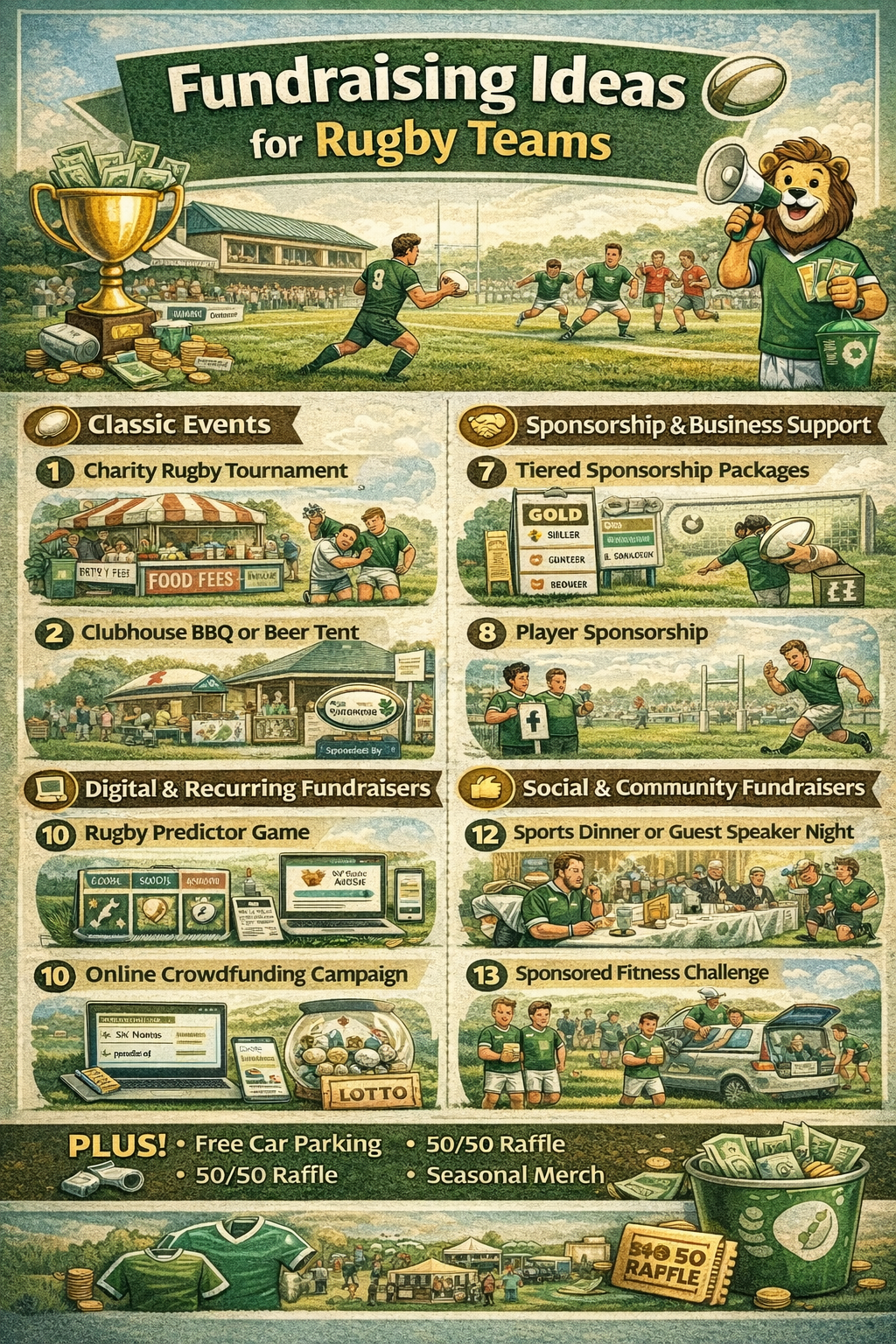 Fundraising Ideas for Rugby Teams 🏉